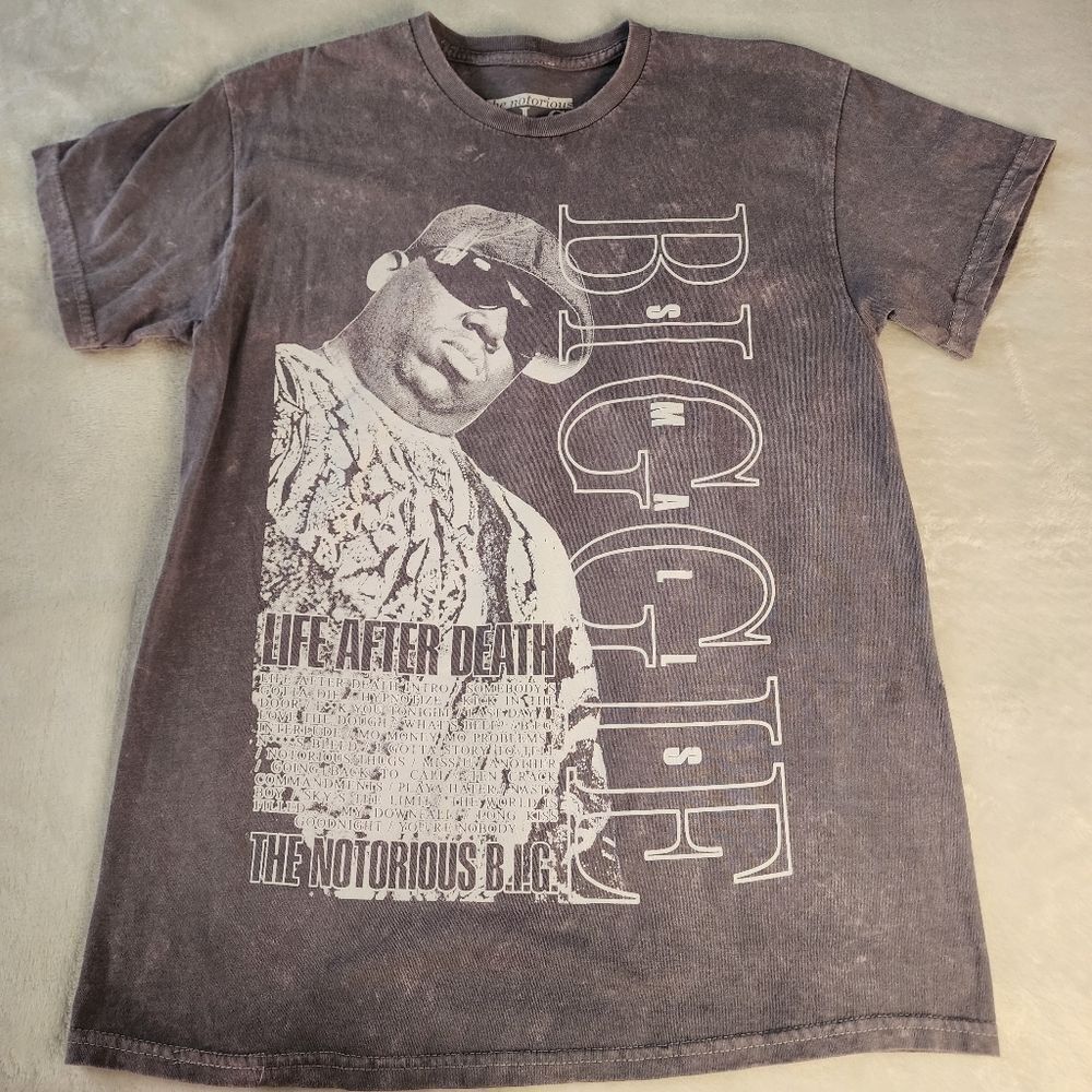 The Notorious B.I.G. Biggie Great Tshirt With Graphics Size Med New Without Tags